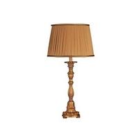 Dar HOW4235/X Howard Gold Effect Table Lamp with Shade