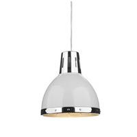 Dar OSA6533 Osaka White Finish Small Pendant