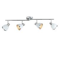 dar osa842 osaka gloss white 4 light bar light