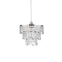 Dar CYB6550 Cybil Non Electric Faceted Crystal & Polished Chrome Shade