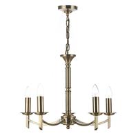 Dar AMB0575 Ambassador 5 Light Dual Mount Ceiling Pendant