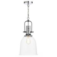 dar nol0108 nolan clear glass ceiling pendant