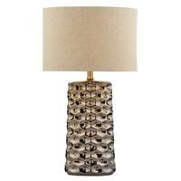 Dar CAY4264/X Cayenne Copper Table Lamp with Shade