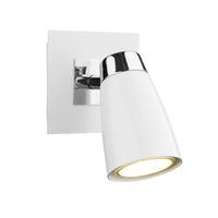 Dar LOF072 Loft Single Low Energy Spotlight With White Finish