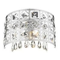 Dar DUC0750 Duchess 1 Light Chime And Crystal Wall Lamp