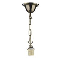 dar sp6575 antique brass single chain suspension