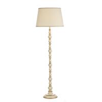 Dar ALP4933/X Alpine Cream & Gold Floor Lamp with Cream Shade