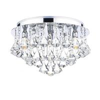 dar fri0450 fringe ip44 crystal bathroom flush ceiling light