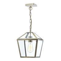 dar chu0175 churchill antique brass ceiling pendant light