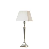 Dar LOR4238 Loren Table Lamp with Silk Shade