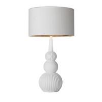 DAP4202 Daphne Table Lamp In White, Base Only