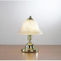 dar glo4040 gloucester pair of polished brass touch lamps