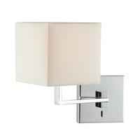 Dar ANV0750S + S1106 Anvil Swing Arm Wall Light with Shade