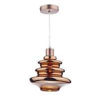 dar zep6564 zephyr copper easy fit pendant shade