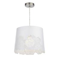 Dar BLO652 Bloom White Easy Fit Ceiling Pendant Light