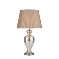 Dar ELI4232/X Elizabeth Table Lamp with Taupe Shade
