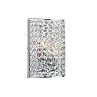 Dar FRO0950 Frost 2 Light Chrome And Crystal Wall Lamp