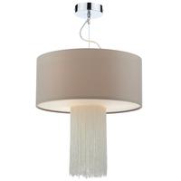 Dar FIT1701 + FIT191 Fitzgerald 60 cm Pendant with Fringe Ring