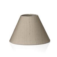 Dar ROH0701 Rohan Taupe Silk Coolie Candle Shade