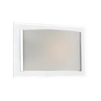Dar INV0750 Inverse 1 Light Opal & Frosted Glass Wall Light