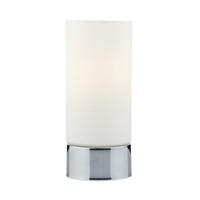 Dar JOT4050 JOT Polished Chrome and Opal Glass Touch Table Lamp