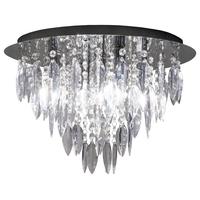 Dallas 5 Light Round Flush Ceiling Chandelier