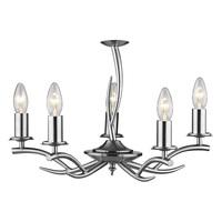 dar elk0546 elka 5 light ceiling pendant