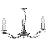 Dar ELK0346 Elka 3 Light Ceiling Pendant