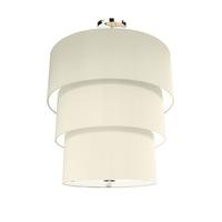 Dar ZAR2333 Zaragoza Cream 3 Tier Pendant