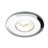 Dar NEB2050LV Nebula Fire Rated Chrome Recessed Shower Light