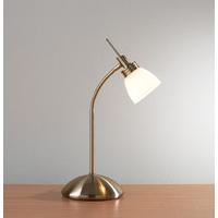 Dar AGE4075 Agean Antique Brass Table Lamp