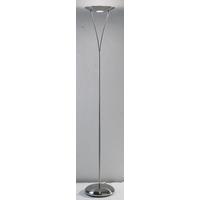 Dar OPU4946 Opus Satin Chrome Floor Lamp