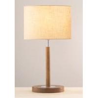Dar AVE4043 Avenue Light Wood Table Lamp with Shade