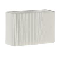 Dar S1075 Cream Rectangle Shade For Use With Wall Brackets