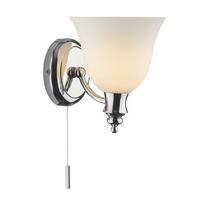 Dar OBO0750 Oboe Chrome Bathroom Halogen Wall Light