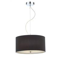 Dar ZAR1739 Zaragoza 60cm Grey 3 Light Modern Pendant Light