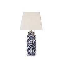dar mys4223 s1101 mystic ceramic table lamp with shade