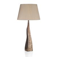 Dar AZT4364 + ZUC1401/GD Aztec Table Lamp with Taupe/Gold Shade