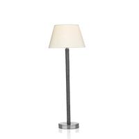 Dar RAL4267 + SLO0815/WH Ralph Pewter Table Lamp with Shade