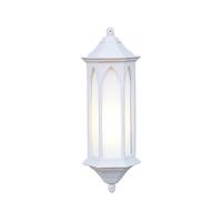 dar wr34le winchester white outdoor wall light ip44