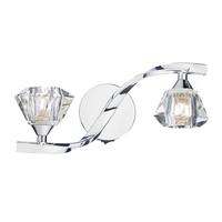 dar anc0950 ancona crystal glass wall light