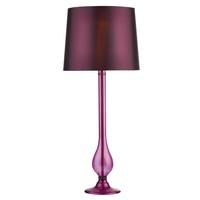 Dar DIL4061 Dillon Purple Table Lamp
