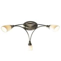 dar bur0375 bureau antique brass 3 light semi flush light