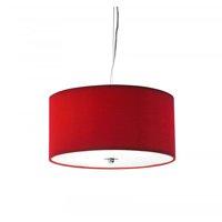 Dar ZAR1025 Zaragoza Small Red Ceiling Pendant