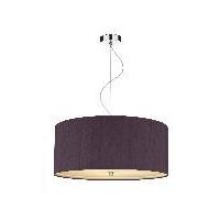 dar ren1058 renoir blackcurrant silk 40cm 3 light pendant