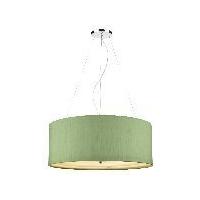 Dar REN0624 Renoir Shamrock Green Silk 90cm Pendant