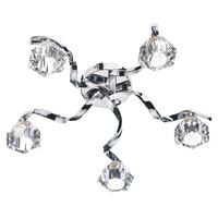 Dar ANC5450 Ancona 5 Light Flush Ceiling Light