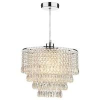 Dar DIO6508 Dionne Beaded Non electric Lampshade