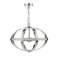 dar sym0346 symbol 3 light ceiling pendant in satin chrome