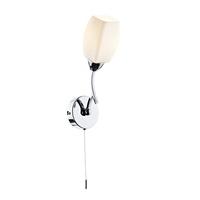 dar iva0750 ivan 1 light chrome semi flush with glass shades